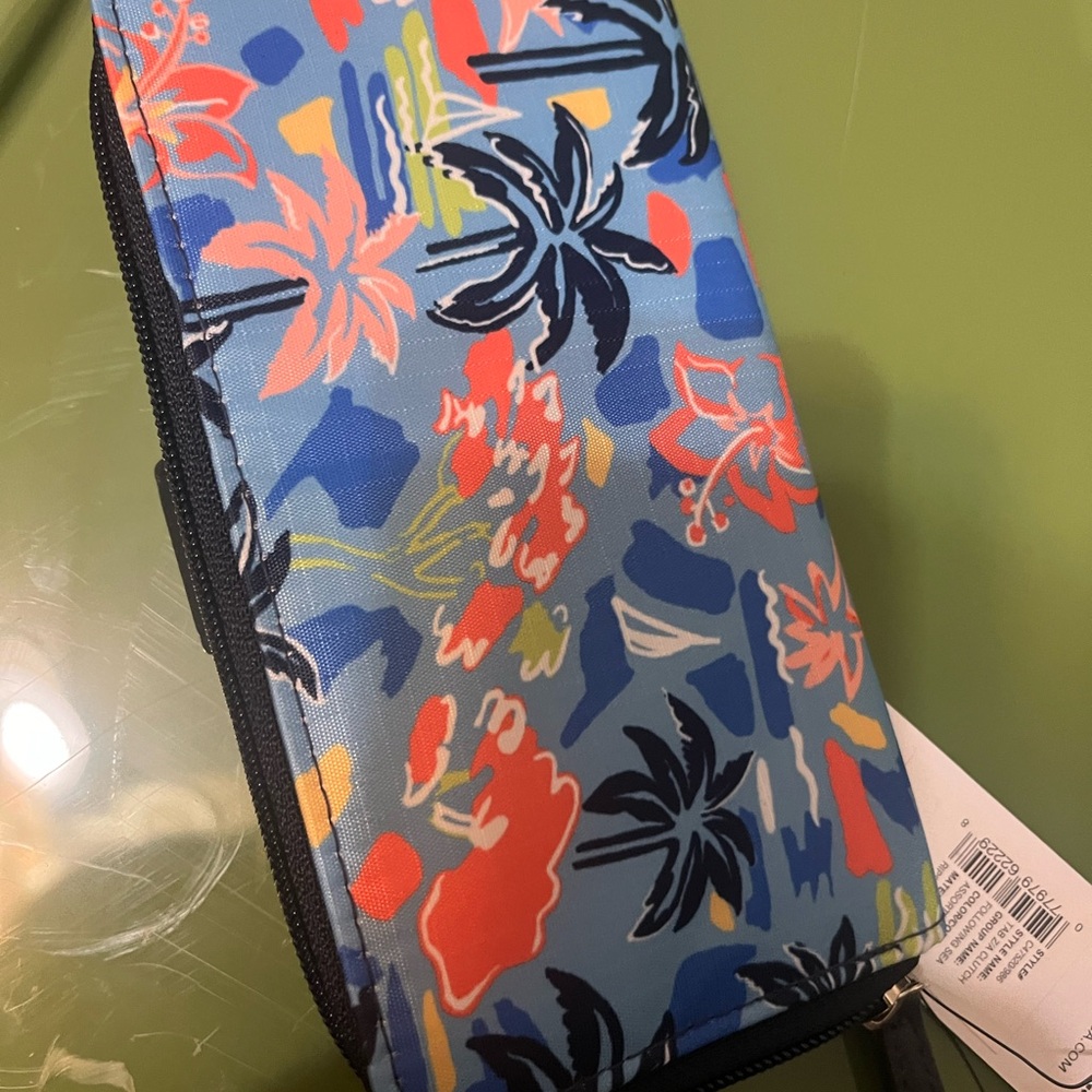 Nautica Blue Floral Wallet